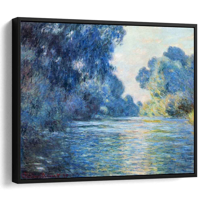 Morning on the Seine at Giverny 02 (1897) by Claude Monet