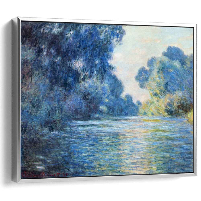 Morning on the Seine at Giverny 02 (1897) by Claude Monet