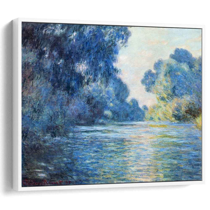 Morning on the Seine at Giverny 02 (1897) by Claude Monet