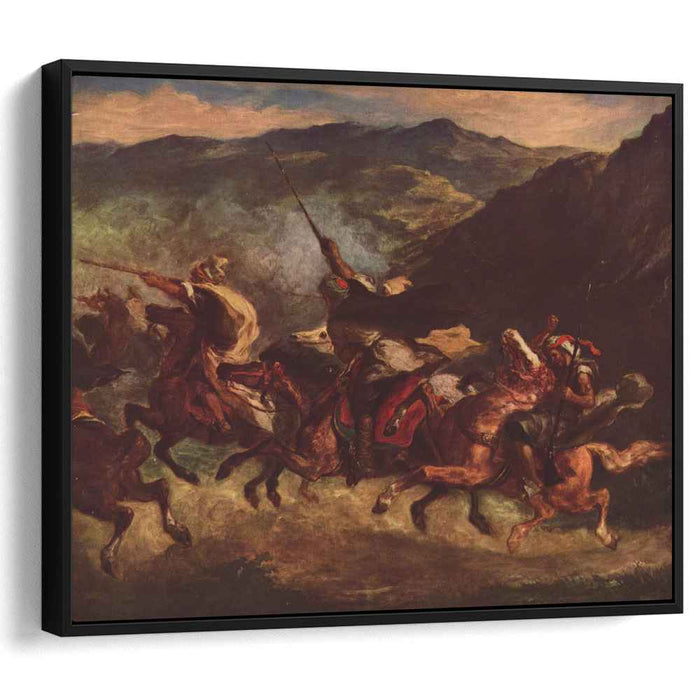 Moroccan Fantasia (1847) by Eugene Delacroix