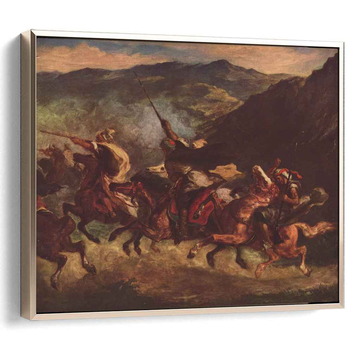 Moroccan Fantasia (1847) by Eugene Delacroix