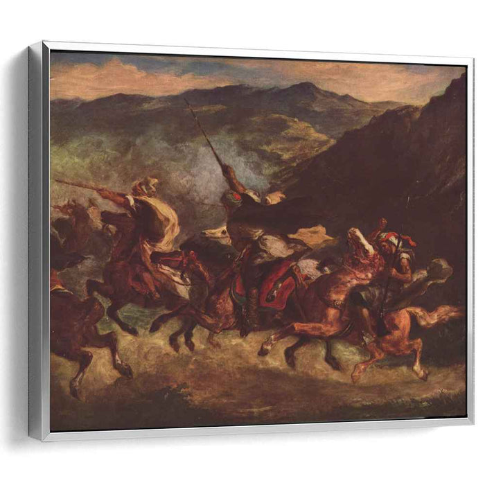 Moroccan Fantasia (1847) by Eugene Delacroix