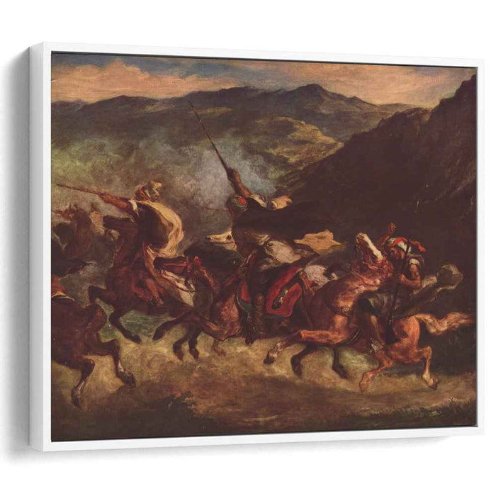 Moroccan Fantasia (1847) by Eugene Delacroix