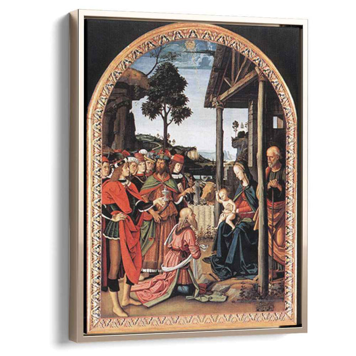 Moses's Journey into Egypt and the Circumcision of His Son Eliezer (detail) (1482) by Pietro Perugino