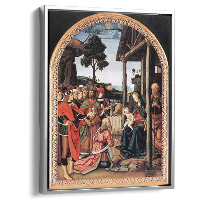 Moses's Journey into Egypt and the Circumcision of His Son Eliezer (detail) (1482) by Pietro Perugino