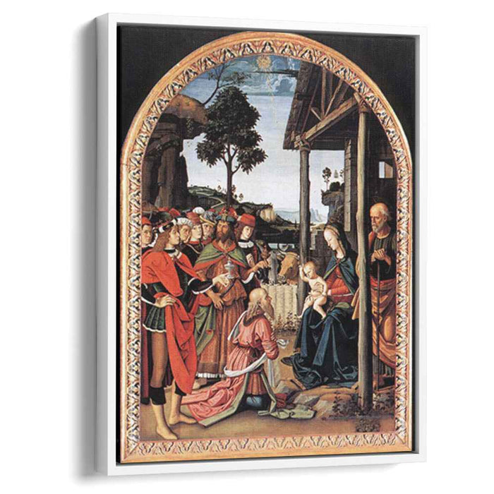 Moses's Journey into Egypt and the Circumcision of His Son Eliezer (detail) (1482) by Pietro Perugino