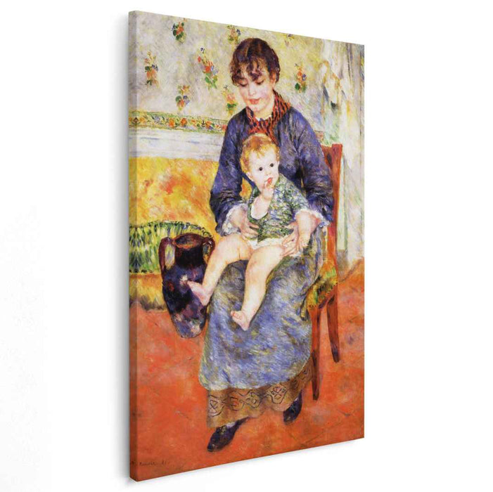 Mother and Child (1881) by Pierre-Auguste Renoir