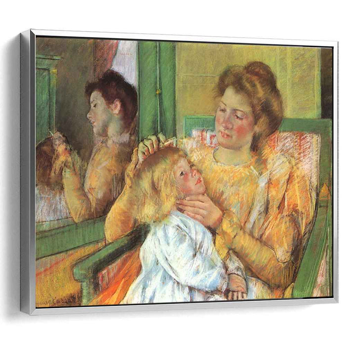 Mother Combing Her Child's Hair (1879) by Mary Cassatt