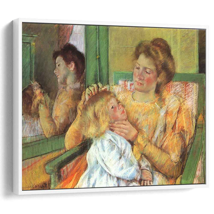 Mother Combing Her Child's Hair (1879) by Mary Cassatt