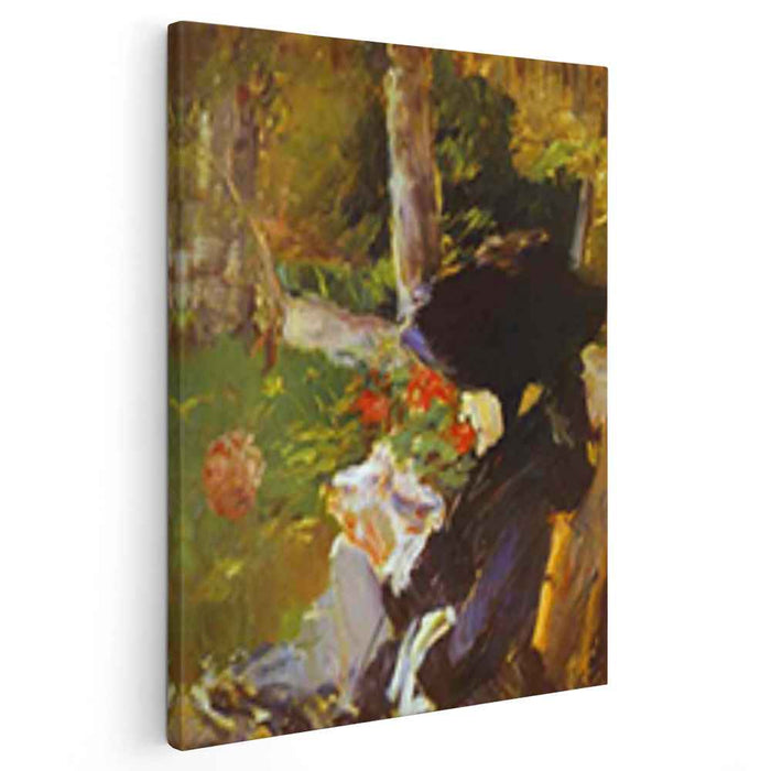 Mother in the Garden at Bellevue (1880) by Edouard Manet