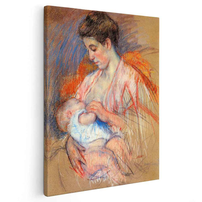 Mother Jeanne Nursing Her Baby (1908) by Mary Cassatt
