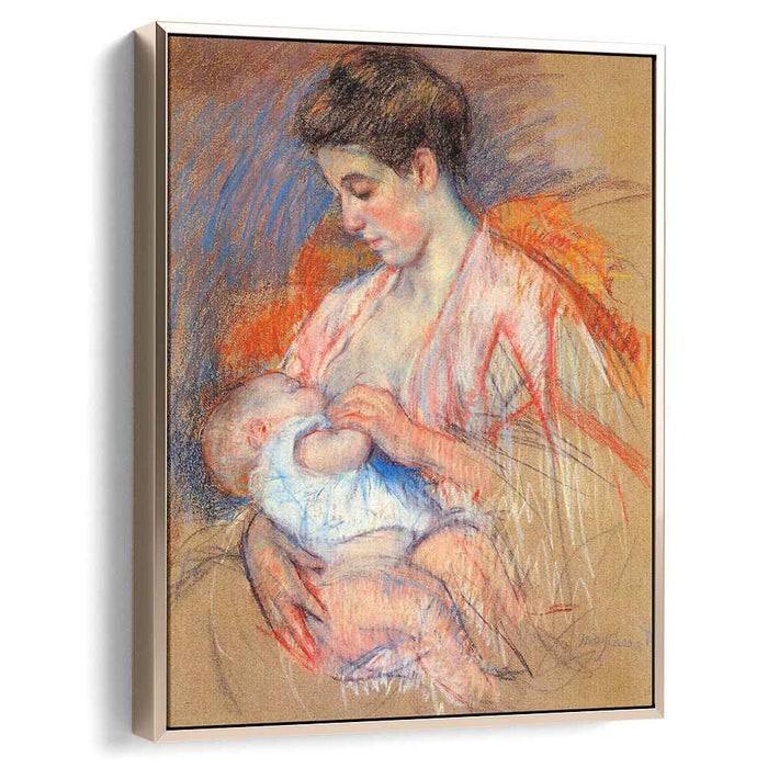 Mother Jeanne Nursing Her Baby (1908) by Mary Cassatt