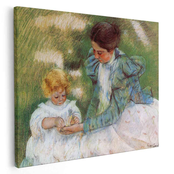 Mother Playing with Her Child (1899) by Mary Cassatt