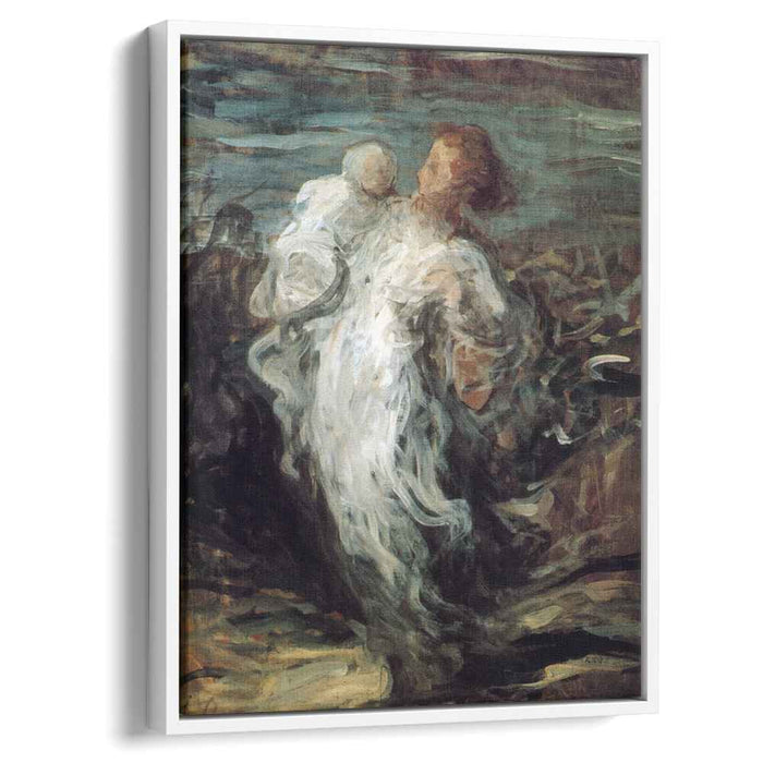 Mother with Child (1865) by Honore Daumier