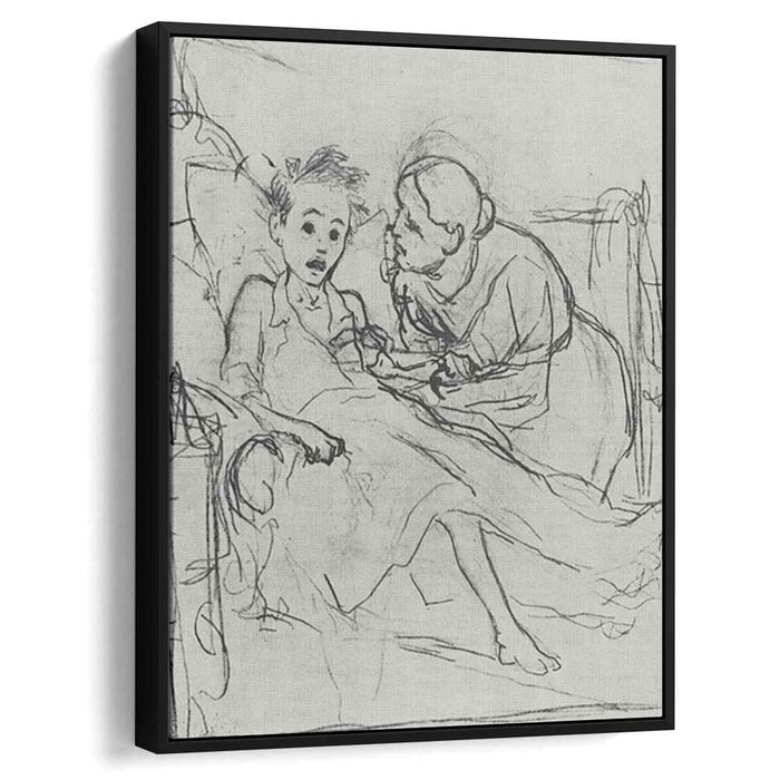 Mother with sick child (1878) by Vasily Perov