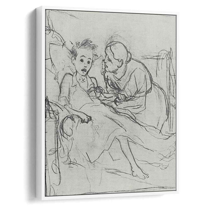 Mother with sick child (1878) by Vasily Perov