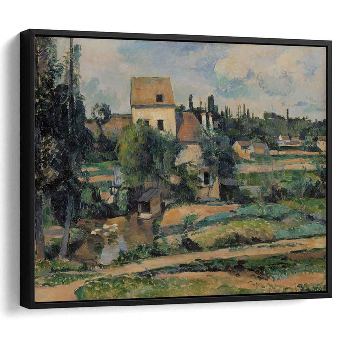 Moulin de la Couleuvre at Pontoise (1881) by Paul Cezanne