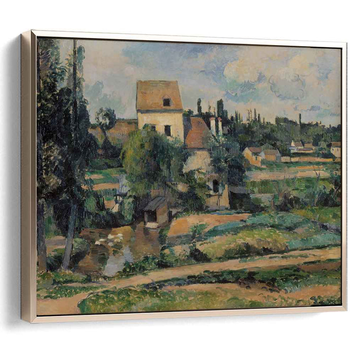 Moulin de la Couleuvre at Pontoise (1881) by Paul Cezanne