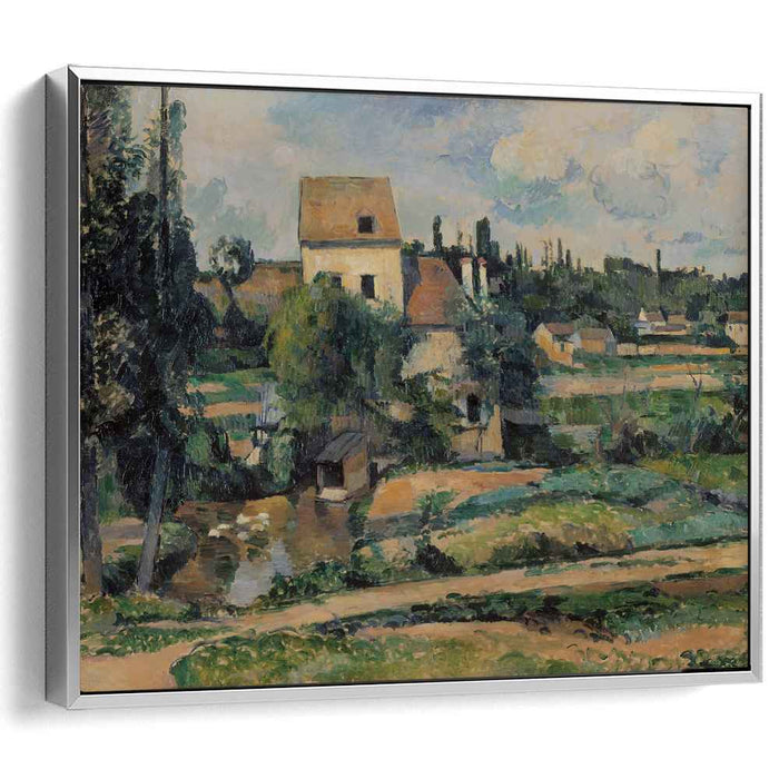 Moulin de la Couleuvre at Pontoise (1881) by Paul Cezanne
