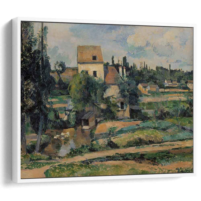 Moulin de la Couleuvre at Pontoise (1881) by Paul Cezanne