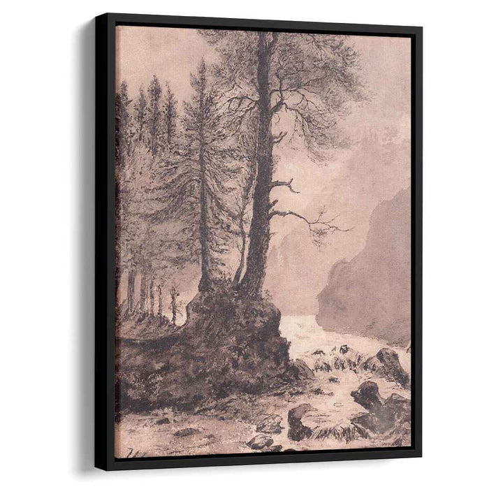 Mountain River (1886) by Ivan Shishkin