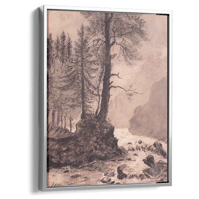 Mountain River (1886) by Ivan Shishkin