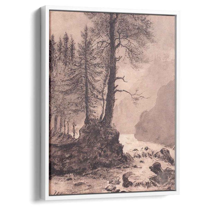 Mountain River (1886) by Ivan Shishkin