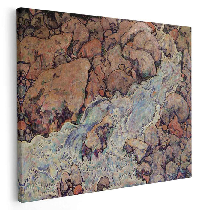 Mountain Torrent (1918) by Egon Schiele