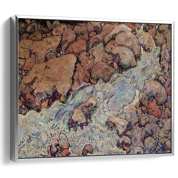 Mountain Torrent (1918) by Egon Schiele