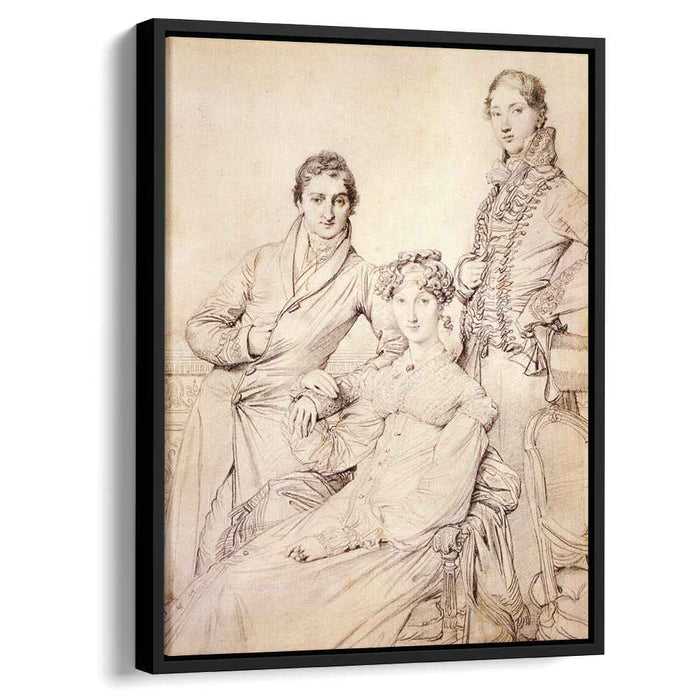 Mr. and Mrs. Woodhead with Rev. Henry Comber as a Youth (1816) by Jean Auguste Dominique Ingres