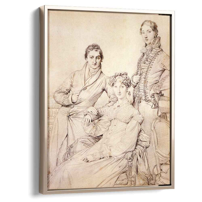 Mr. and Mrs. Woodhead with Rev. Henry Comber as a Youth (1816) by Jean Auguste Dominique Ingres