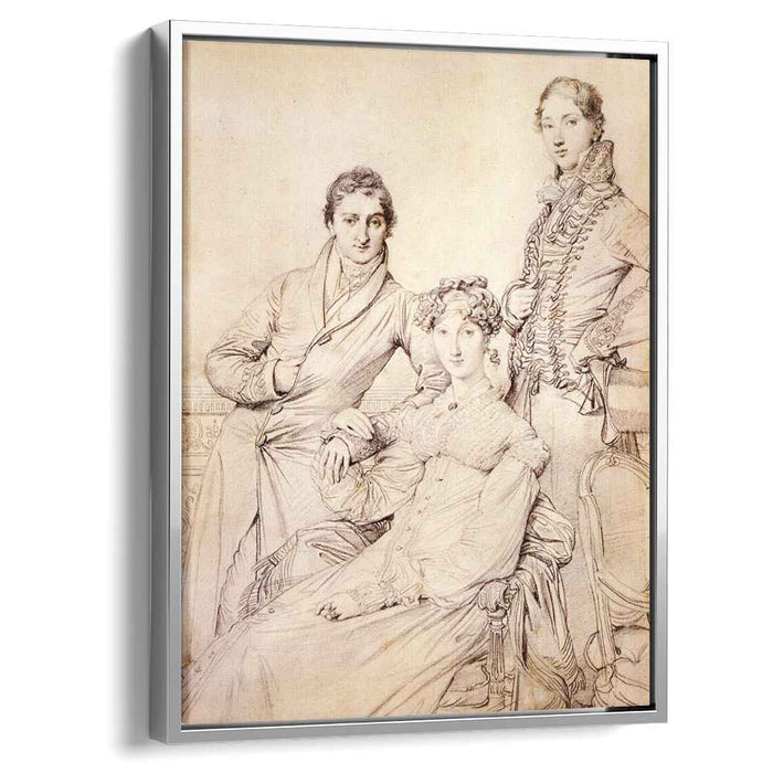 Mr. and Mrs. Woodhead with Rev. Henry Comber as a Youth (1816) by Jean Auguste Dominique Ingres