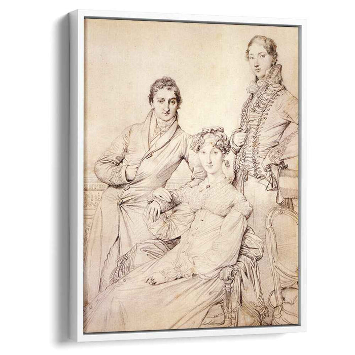 Mr. and Mrs. Woodhead with Rev. Henry Comber as a Youth (1816) by Jean Auguste Dominique Ingres