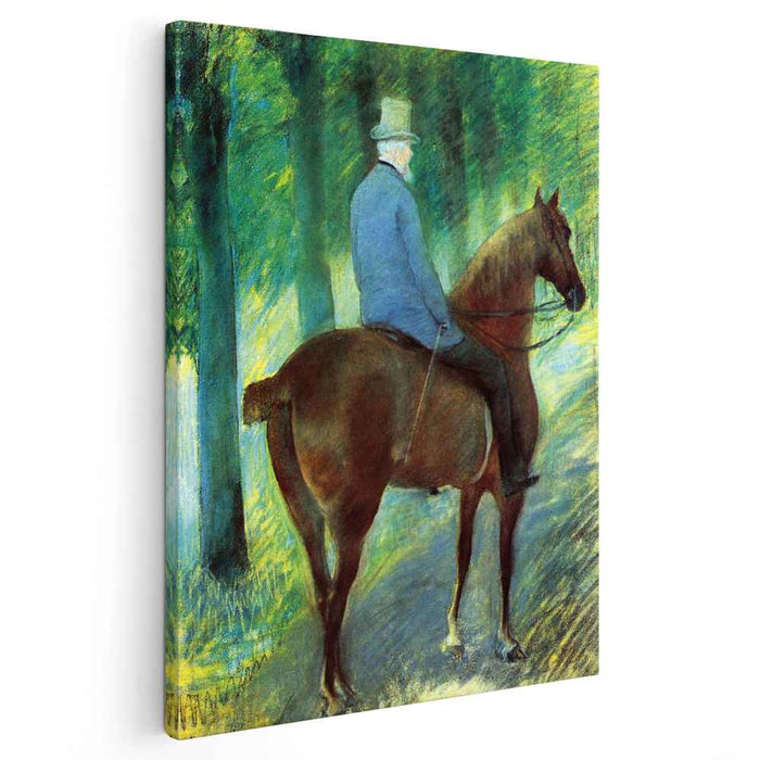 Mr. Robert S. Cassatt on Horseback (1885) by Mary Cassatt