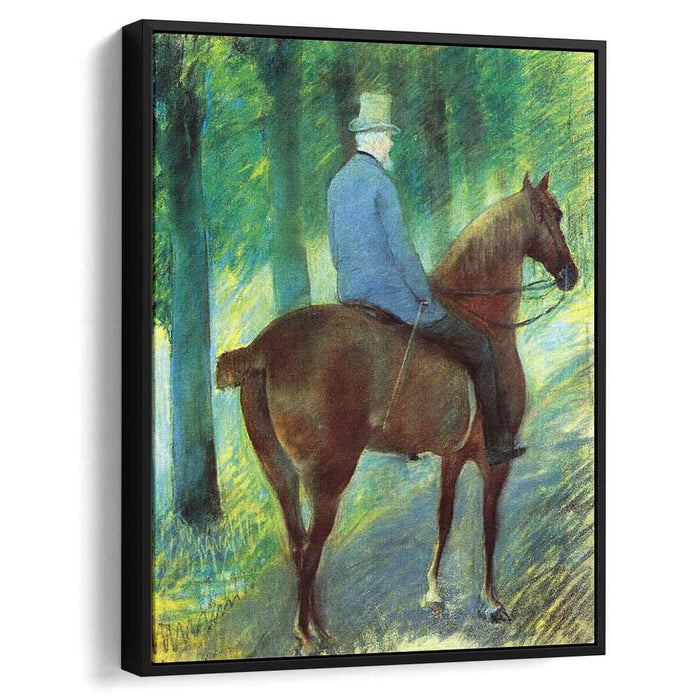 Mr. Robert S. Cassatt on Horseback (1885) by Mary Cassatt