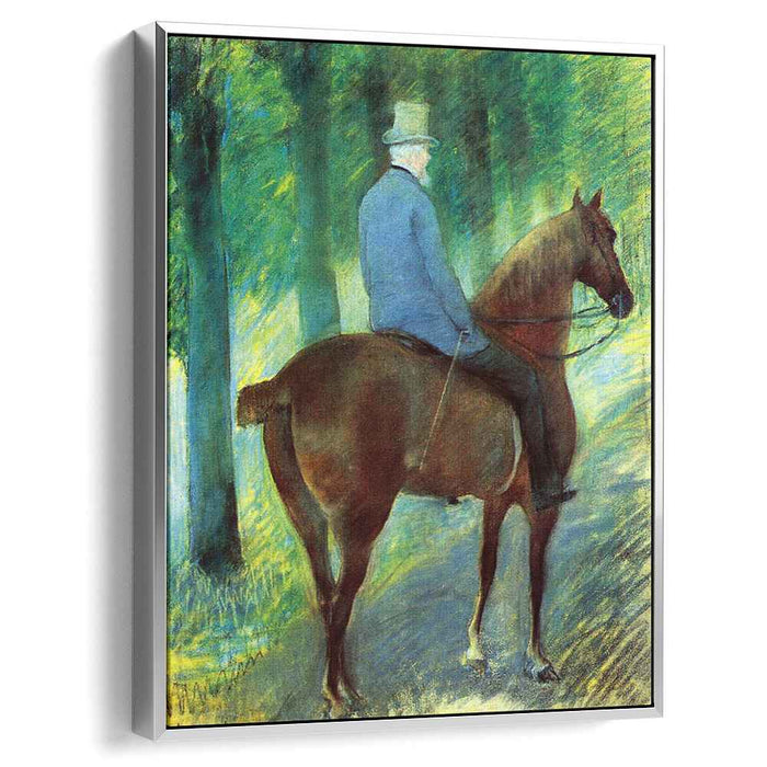 Mr. Robert S. Cassatt on Horseback (1885) by Mary Cassatt
