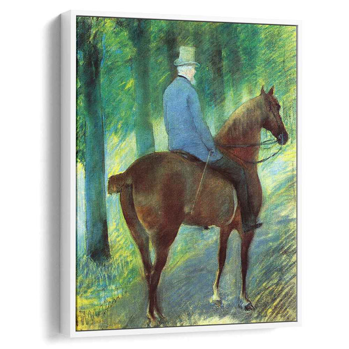 Mr. Robert S. Cassatt on Horseback (1885) by Mary Cassatt