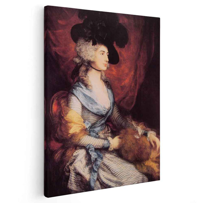 Mrs. Sarah Siddons, the actress by Thomas Gainsborough