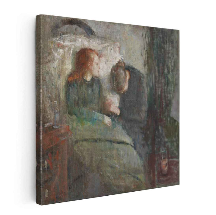 The Sick Child (later) (1907) by Edvard Munch