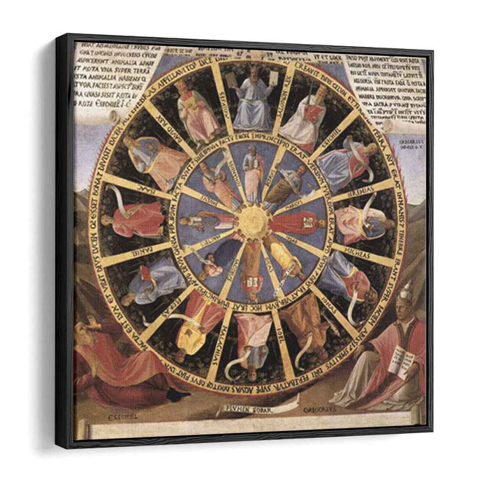 Mystic Wheel (The Vision of Ezekiel) (1452) by Fra Angelico