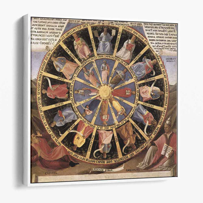 Mystic Wheel (The Vision of Ezekiel) (1452) by Fra Angelico