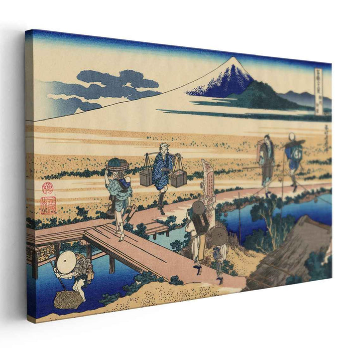 Nakahara in the Sagami province by Katsushika Hokusai