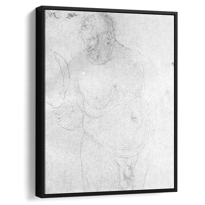 Naked man with mirror (1512) by Albrecht Durer