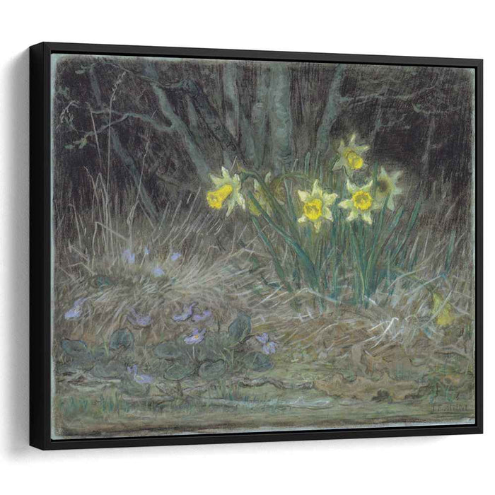 Narcissi and Violets (1867) by Jean-Francois Millet