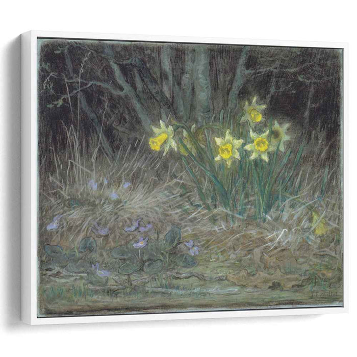 Narcissi and Violets (1867) by Jean-Francois Millet