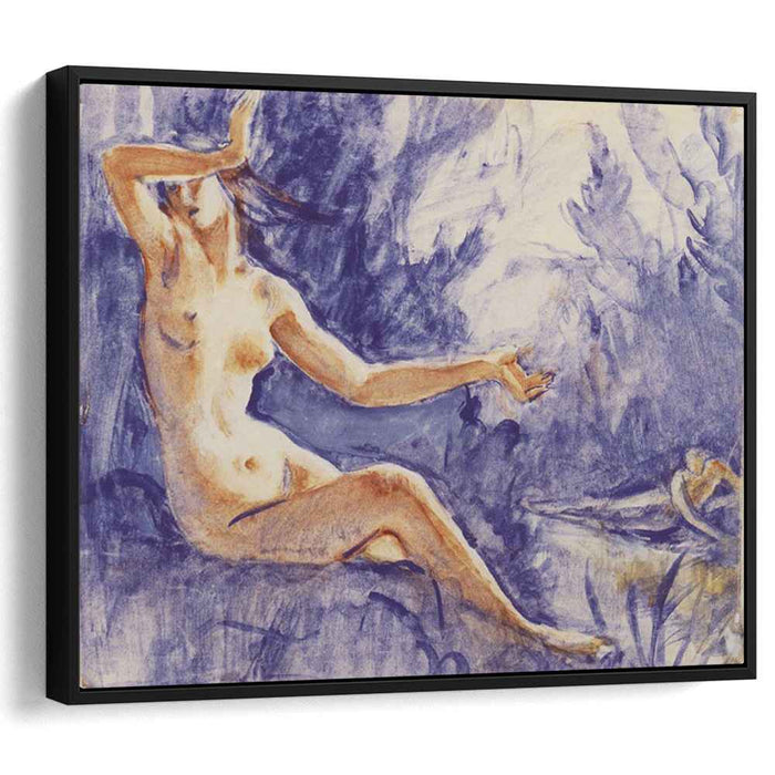 Narcissus and the nymph Echo. Etude (1917) by Zinaida Serebriakova