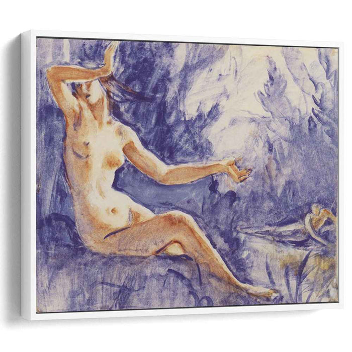 Narcissus and the nymph Echo. Etude (1917) by Zinaida Serebriakova