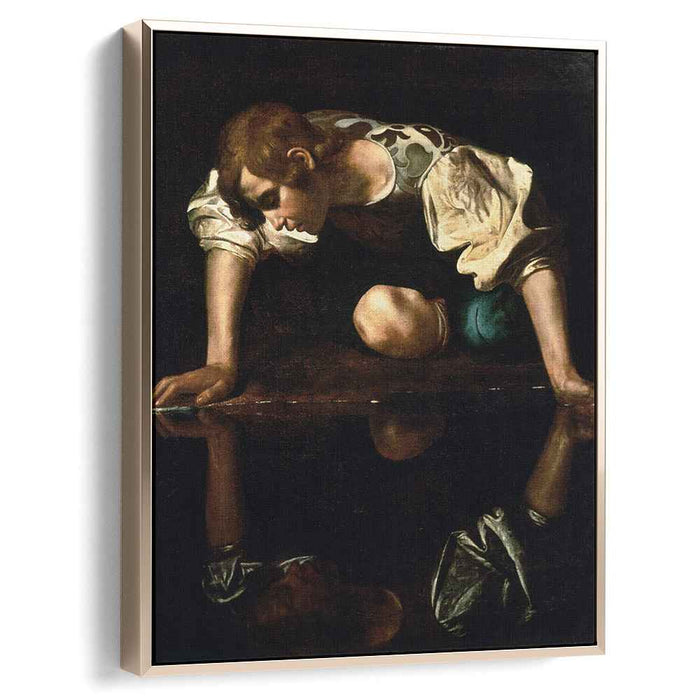 Narcissus (1599) by Caravaggio