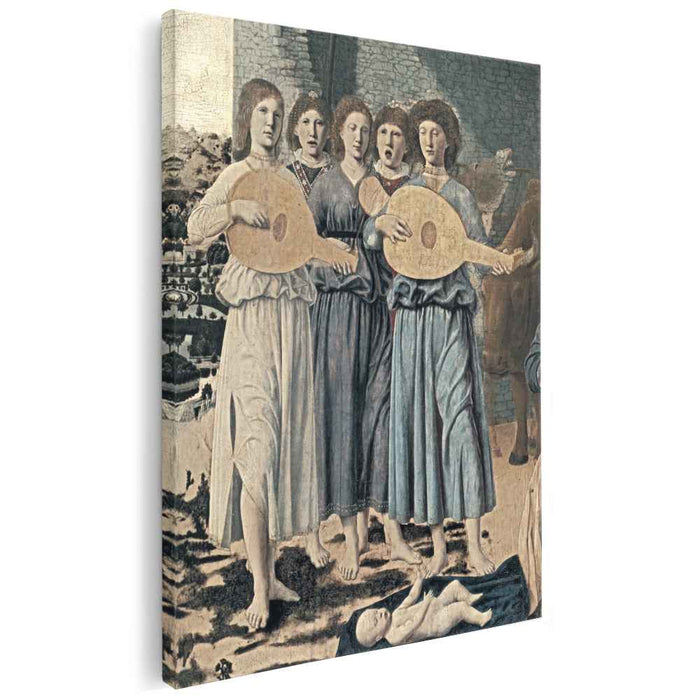 Nativity (detail) (1475) by Piero della Francesca