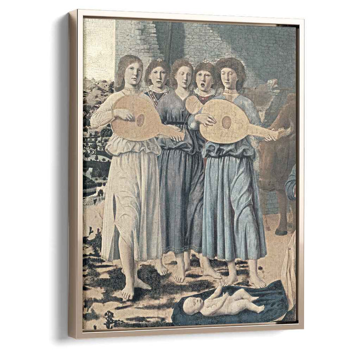 Nativity (detail) (1475) by Piero della Francesca